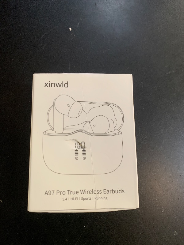 Photo 1 of Wireless Earbuds, 2025 Bluetooth 5.4 Headphones HiFi Stereo, Bluetooth Earbuds with ENC Noise Cancelling Mic, IP7 Waterproof in Ear Earphones, 68H Dual LED Display Ear Buds for Workout Sports