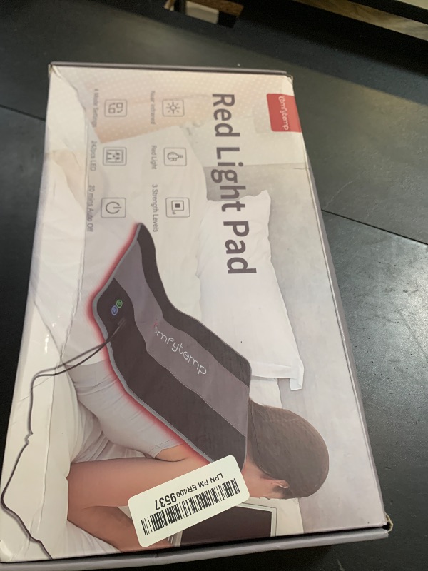 Photo 1 of feangli Red Infrared Light Therapy for Body Large 19.8" x 12" Infrared Heating Pad Wrap for Back Waist Shoulder Knee Feet Joints Pain Relieve, Diminish Inflammation, Ideal Gift