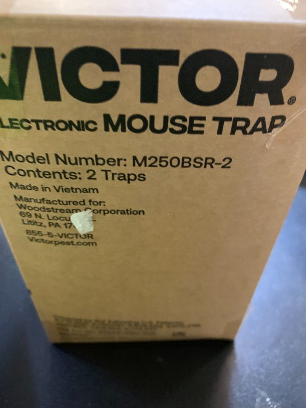 Photo 1 of Victor Humane Mouse Traps Indoor for Home - M250BSR-2 - No Touch Electric Mouse Traps for Home, Pack of 2