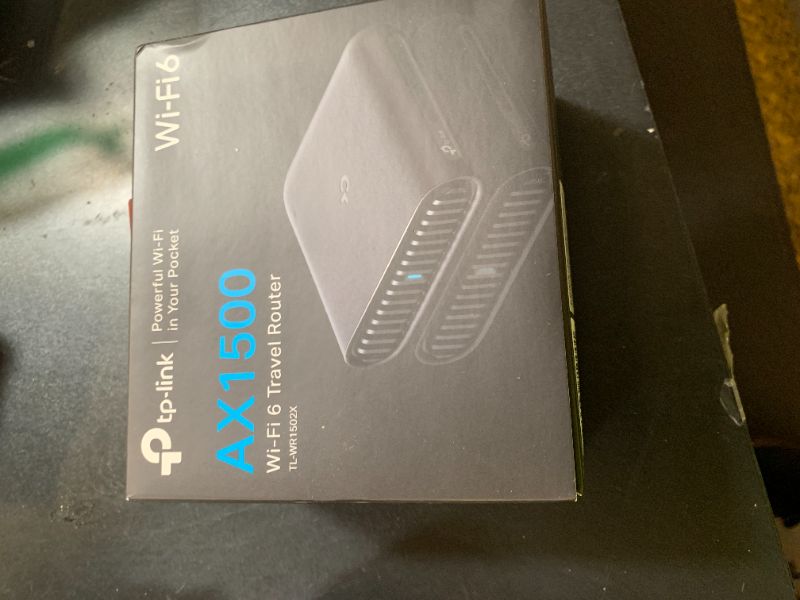 Photo 1 of TP-Link Ultra-Portable Wi-Fi 6 AX1500 Travel Router TL-WR1502X | Easy Public WiFi Sharing | Hotel/RV/Travel Approved | Phone WiFi Tether | USB C Powered | Multi-Mode | Tether App | Durable Design