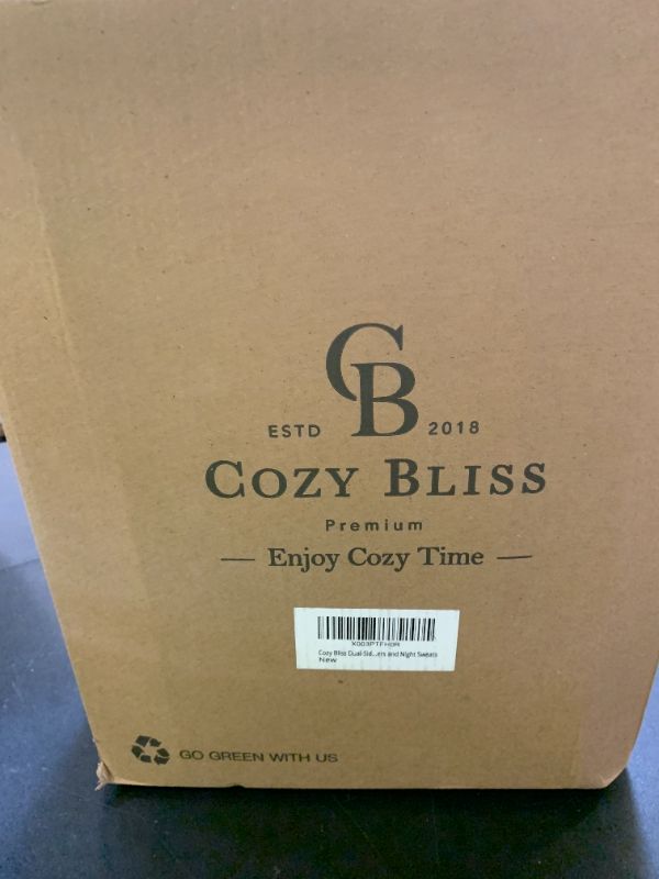 Photo 1 of Cozy Bliss Cooling Comforter Queen Size, Cooling Blankets for Hot Sleepers and Night Sweats, Blue Summer Comforter for Queen Size Bed, Breathable Soft Lightweight Silk Smooth