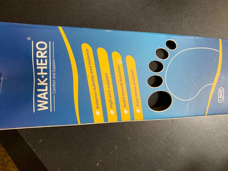 Photo 1 of Plantar Fasciitis Insoles for Men Women - Orthotics Inserts, Shoe Insoles Arch Support Flat Feet Inserts Work Boot Insoles for Standing All Day (Mens 10-10 1/2 | Womens 12-12 1/2)