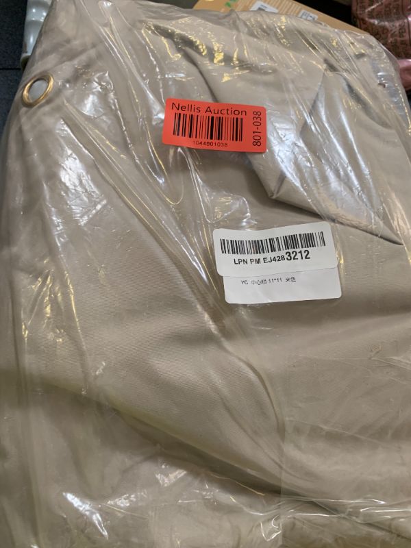Photo 1 of Beige Gazebo Replacement Cover Compatible with SUNJOY 11x11 Pop Up Gazebo Frame