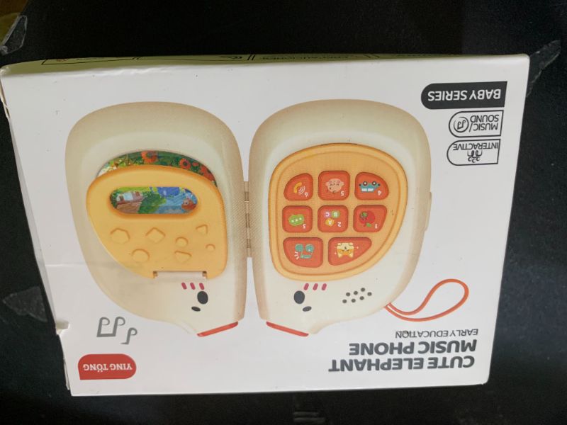 Photo 1 of Jovow Baby Phone with Music for Toddler, Kids Sensory Busy Board, Early Educational Toy for Toddlers 1-3, Motor Skills Developmental Toy for 0-6-12-18 Month Age