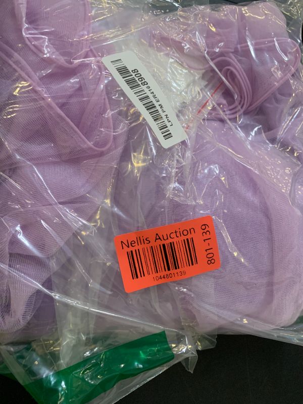 Photo 1 of Albassa Tulle Purple Table Skirts for Rectangle Tables Tutu Table Skirt for Wedding Birthday Party, Baby Shower(Purple, L6(ft)*H 30in)
