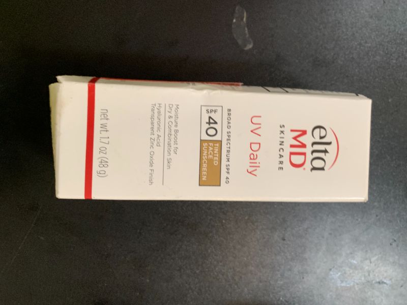Photo 1 of EltaMD UV Daily Tinted SPF 40 Face Sunscreen Moisturizer with Zinc Oxide, Tinted Daily Face Moisturizer with SPF, Sunscreen for Dry Skin,1.7 oz Pump