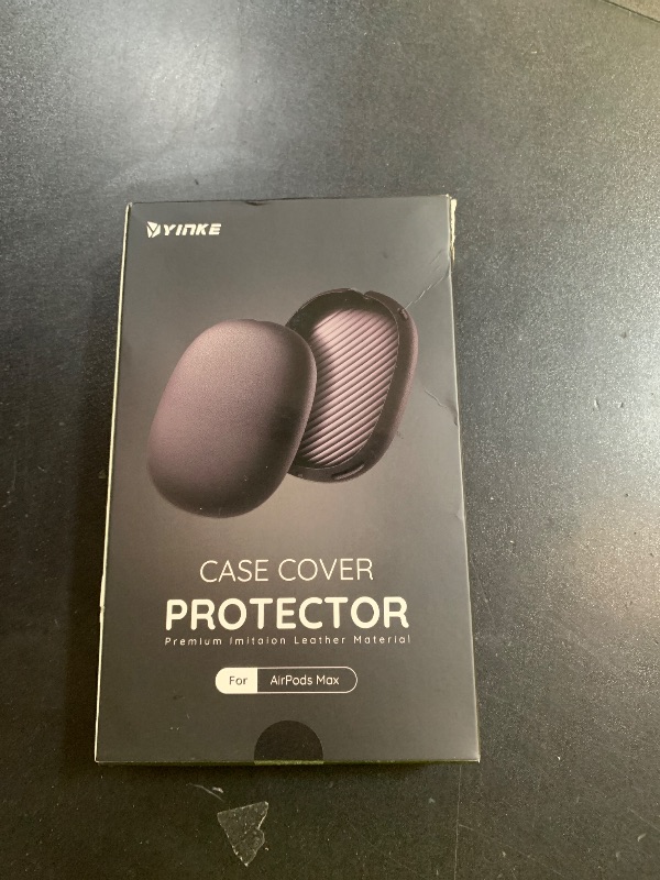 Photo 1 of Yinke Leathers PU Case Cover for Airpods Max Headphones, Ear Cups Apple AirPods Max Accessories TPU Designed Anti-Scratch