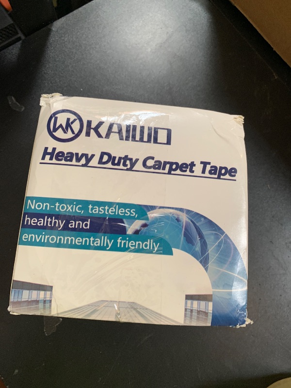 Photo 1 of KAIWO Heavy Duty Carpet Tape Double Sided 4 INx30YD Rug Tape for Area Rugs on Carpet, Perfect Rug Gripper for Holding Area Rugs, Hardwood Floors, Outdoor Rugs, Stair Treads, White.