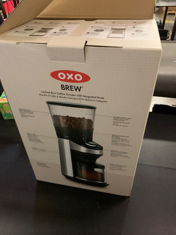 Photo 1 of OXO Brew Conical Burr Coffee Grinder with Scale