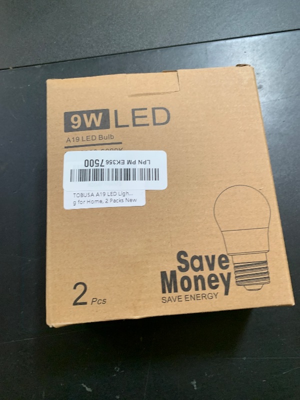 Photo 1 of TOBUSA A19 LED Light Bulbs with Remote, 9W LED Bulbs 60W Equivalent, 3000K-6000K Dimmable Bulbs with E26 Base, 900 Lumens Light Bulbs with Timing, Memory Function, Ideal Lighting for Home, 2 Packs