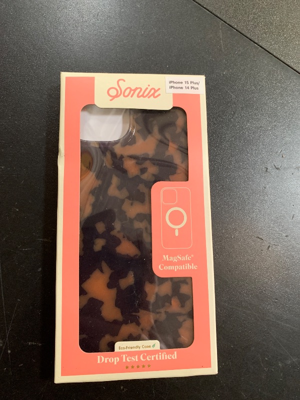Photo 1 of Sonix Case for iPhone 15 Plus, iPhone 14 Plus | Compatible with MagSafe | 10ft Drop Tested | Tortoiseshell | Brown Tort