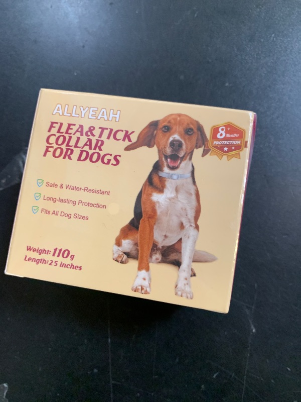 Photo 1 of Allyeah Natural Flea and Tick Collar for Dogs - 4 Pack, 8 Months Long-Lasting Protection, Waterproof, Adjustable Size for Small Medium and Large Dog