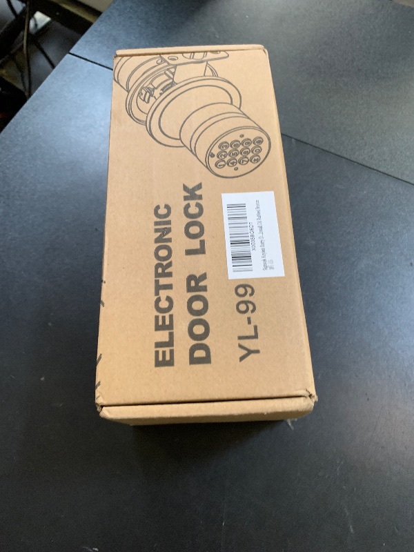 Photo 1 of Signstek Keyless Entry Door Lock,Door Knob with Keypad?Smart Code Door Lock,Mute Mode,Passage Function, Easy to Install,Oil Rubbed Bronze
