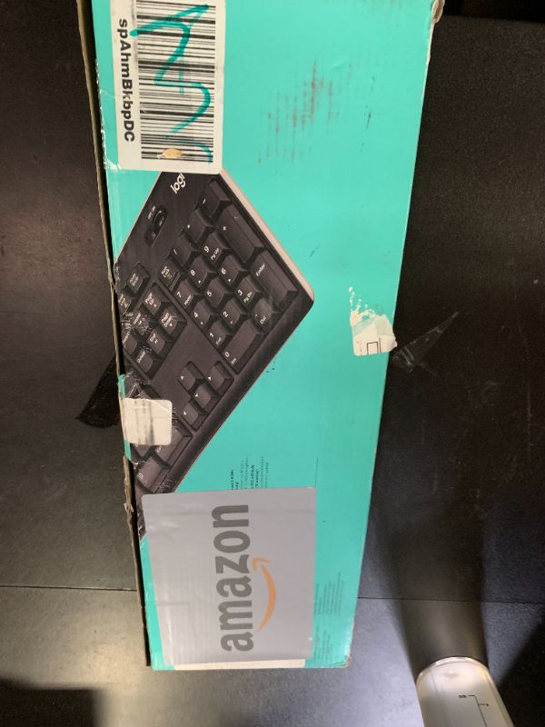 Photo 1 of Logitech K270 Wireless Keyboard for Windows, 2.4 GHz Wireless, Full-Size, Number Pad, 8 Multimedia Keys, 2-Year Battery Life, Compatible with PC, Laptop, Black