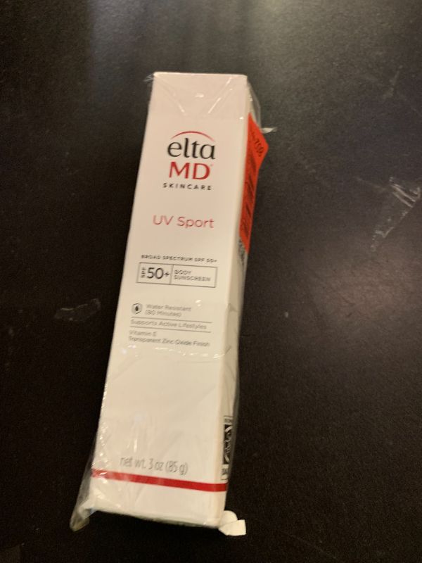 Photo 1 of EltaMD UV Sport Sunscreen Lotion SPF 50 - Face and Body Sunscreen SPF 50, Water & Sweat Resistant, Zinc Oxide Formula for Active Lifestyles, 3 oz
