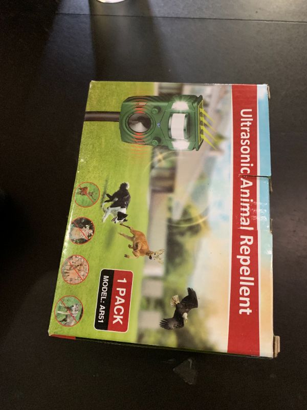 Photo 1 of 2025 Upgraded Solar Ultrasonic Animal Repellent Outdoor – Motion Activated Deer, Squirrel, Cat, Raccoon, Dog & Bird Deterrent with Multi-Frequency LED Strobe & Ultrasonic Sweep for Yard, Garden, Farm