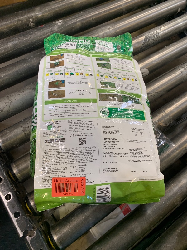 Photo 1 of Scotts Turf Builder Rapid Grass Tall Fescue Mix, Combination Grass Seed and Fertilizer, Grows Green Grass in Just Weeks, 5.6 lbs.