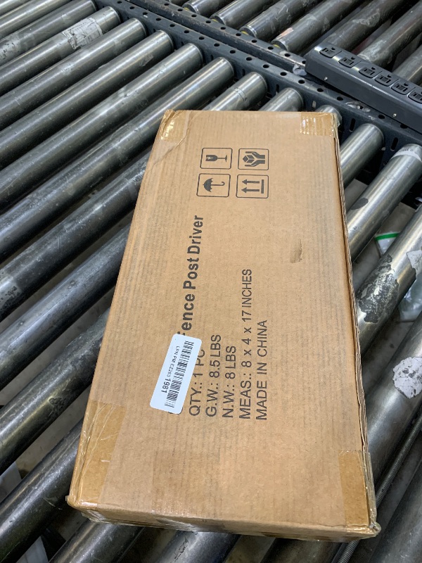 Photo 1 of Sekcen Fence Post Driver T Post Driver with Handle Metal Pounder Rammer for U Channel Wooden Fence 8LB