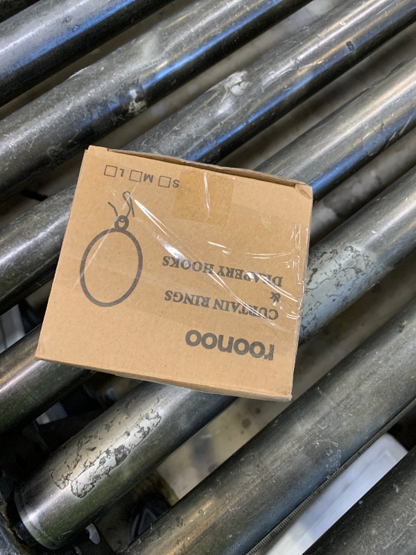 Photo 1 of Roonoo 44 Pack Curtain Rings with Eyelets, 1.75 Inch Inner Diameter, Heavy Duty Rustproof Metal Drapery Rings with Pinch Pleat Curtain Hooks, Decorative Clips Rings Fits Up to 1.5" Rods, Silver