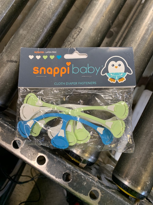 Photo 1 of [Original 5-pack] Snappi Cloth Diaper Fasteners - Replaces Diaper Pins - Use with Cloth Prefolds and Cloth Flats