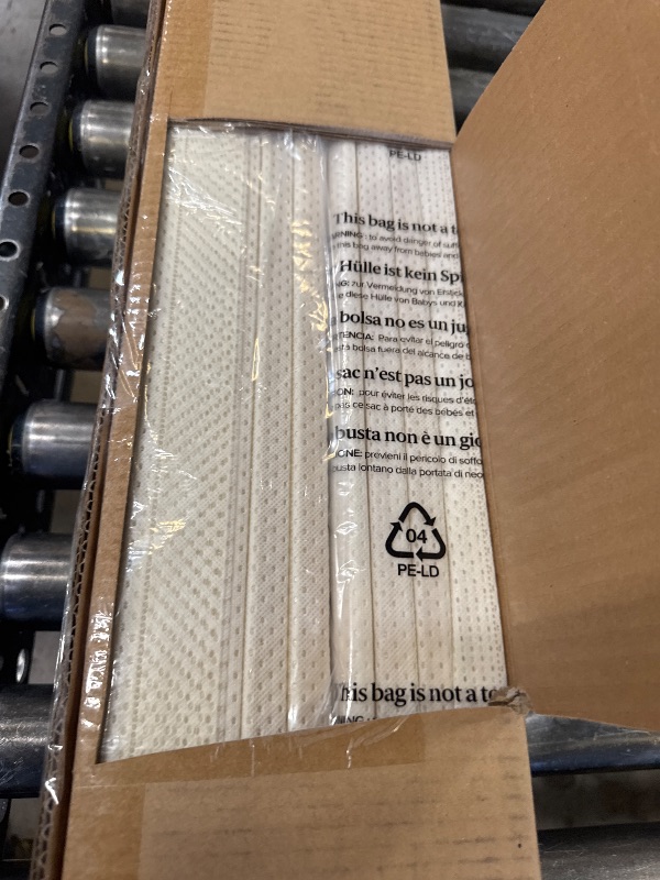 Photo 1 of ZINUS Compack Fabric Covered Wood Slats, Bunkie Board, Box Spring Replacement, Full, Natural
