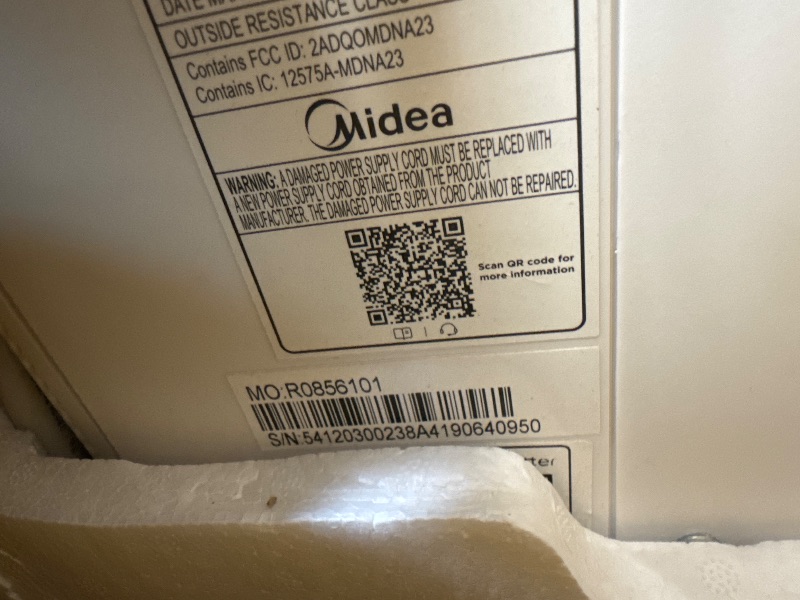 Photo 1 of Midea MAW12V1QWT U-Shaped AC Window Air Conditioner