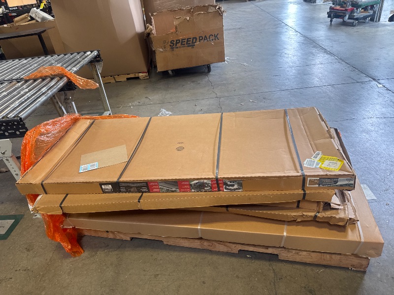 Photo 1 of INCOMPLETE SET. ONLY 10- BOXES. Arrow Shed 10' x 15' x 7' Carport Car Canopy with Galvanized Steel Horizontal Roof, Garage Shelter for Cars and Boats, Eggshell