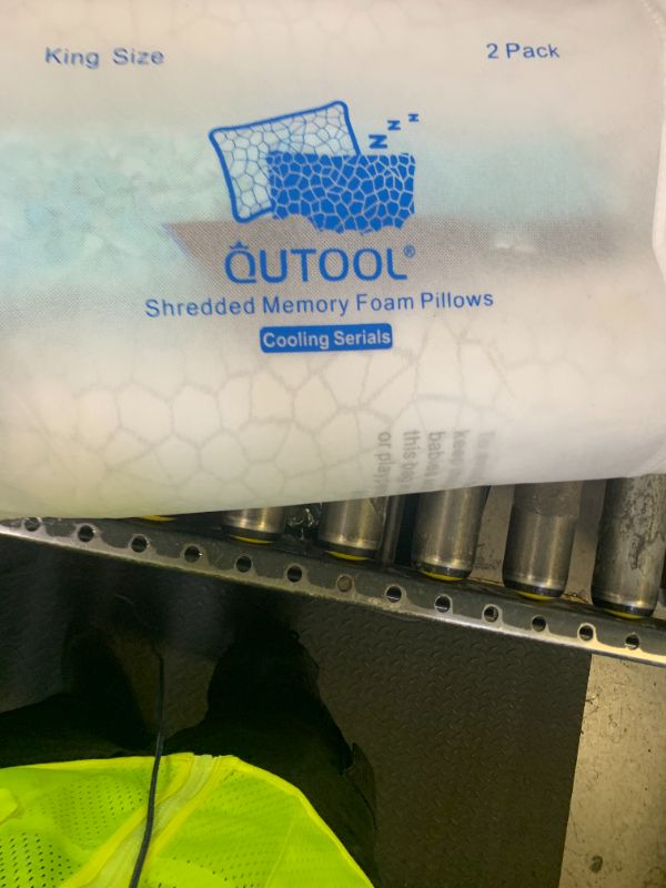 Photo 1 of QUTOOL Cooling Bed Pillows for Sleeping Shredded Memory Foam King Pillows 2 Pack Gel Pillows King Size Set of 2, Support Yet Soft Adjustable Pillow for Side, Back Sleepers