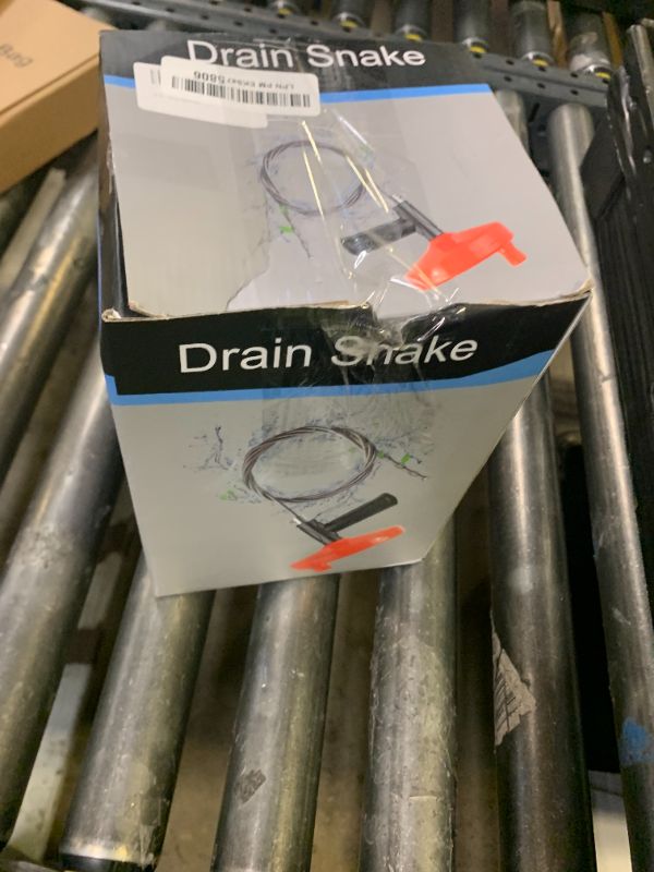 Photo 1 of Drain Snake Auger 33 Feet, Plumbing Snake Drain Hair Clog Removal Tool, Sink Unclogger Drain, Heavy Duty Toilet Snake Auger, Cleaner Tool for Bathroom Kitchen Tub Shower Drain Clog Remover with Gloves