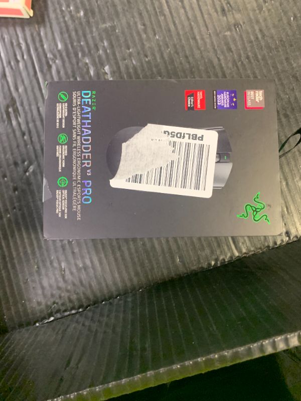 Photo 1 of Razer DeathAdder V3 Pro Gaming Mouse: 63g Ultra Lightweight - Focus Pro 30K Optical Sensor - Fast Optical Switches Gen-3 - HyperSpeed Wireless - 5 Programmable Buttons - 90 Hr Battery - BlackLPNO391763265
