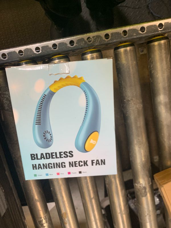 Photo 1 of Kids Neck Fan, Portable Bladeless Fans for Kid 4-14Y Girls & Boys, 2600mAh USB Personal Mini Cooling Fan for Travel/Camping/Study, 4 Speeds, Lightweight, Compact, Perfect Summer Gifts for Kids