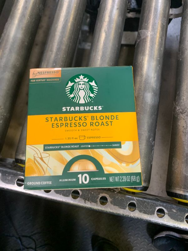 Photo 1 of exp date 06/2026------Starbucks® Blonde Espresso Roast Starbucks® by Nespresso® for Vertuo