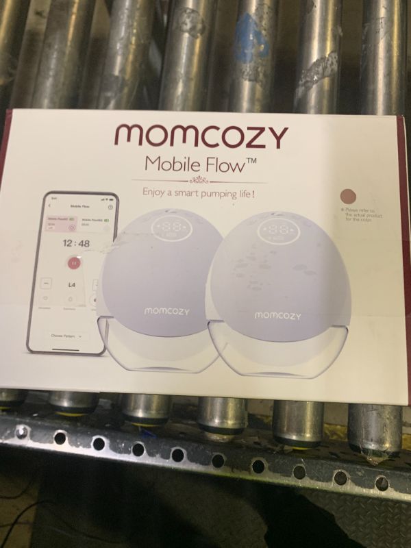 Photo 1 of Momcozy Breast Pump Hospital-Grade, Hands Free Breast Pump App with Leak-Proof DoubleFit Flange, Personalized Multi-Modes & 15 Levels, 2 Count
