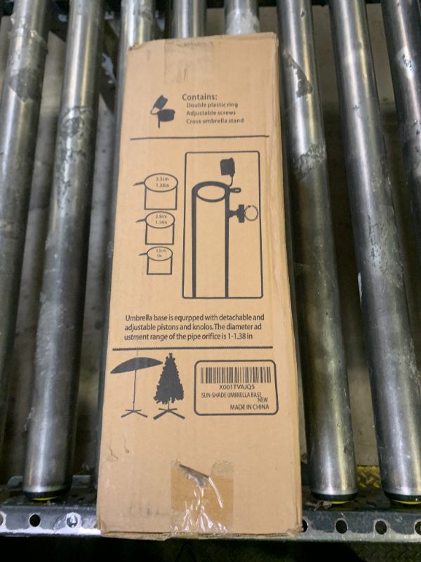 Photo 1 of MOANYI Foldable Portable Beach Umbrella Stand-Portable Patio Umbrella Base Holder,Outdoor Sunshade Anchor,Rust Free Tempered Iron Umbrella Stand for Courtyard,Garden,Beach,Grass