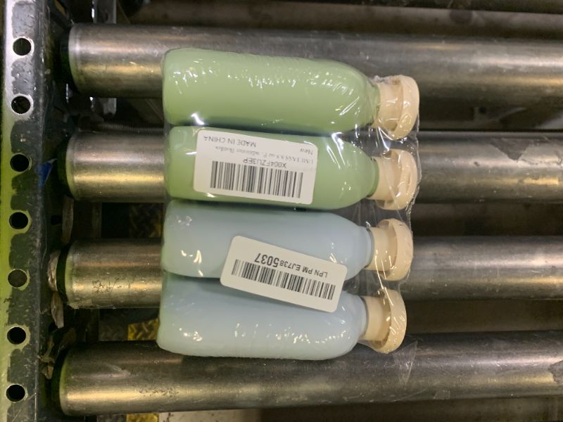 Photo 1 of UMETASS 8.8 oz Plastic Travel Shampoo Bottles, Empty Plastic Squeeze Bottles with Flip Cap for Toiletries, Leakage-proof Travel Shampoo and Conditioner Bottles