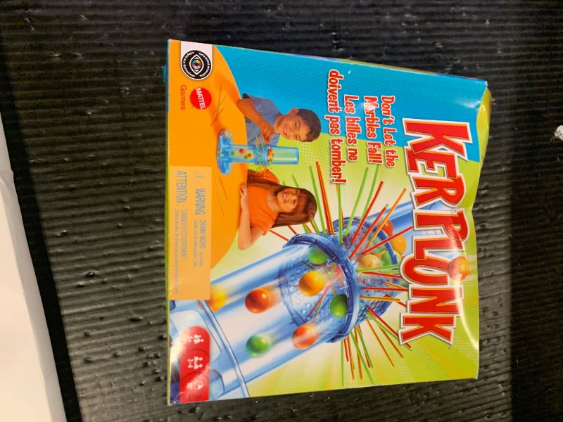 Photo 1 of Mattel KerPlunk Kids Game, Easy-to-Learn Family Game for 2 to 4 Players, Don't Let The Marbles Fall