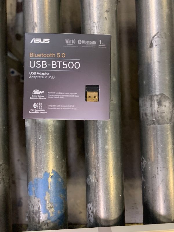 Photo 1 of ASUS USB-BT500 Bluetooth 5.0 USB Adapter with Ultra Small Design, Backward Compatible with Bluetooth 2.1/3.x/4.x