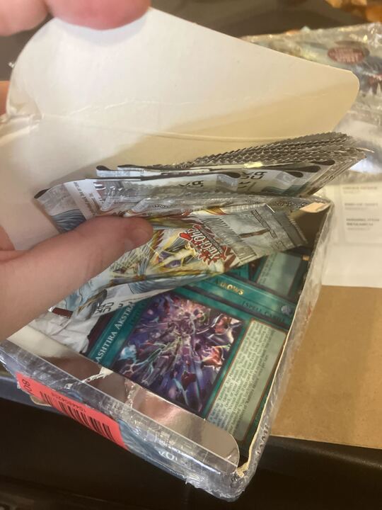 Photo 1 of **ITEM AND PACKS OPENED** Yu-Gi-Oh! Light of Destruction Unlimited Reprint Display (24)