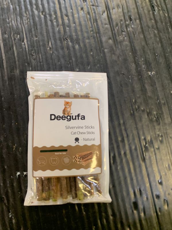 Photo 1 of Deegufa [ 15pcs Silvervine Sticks for Cats, Matatabi Cat Chew Sticks, Catnip Toys, Wooden Dental Sticks for Indoor Cats, Kitty, Kitten Teething Interactive Wand Toys