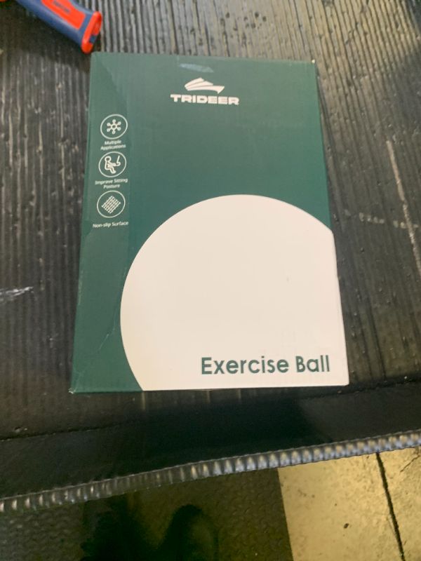 Photo 1 of Trideer Yoga Ball for Exercise, Pregnancy & Birthing, 5 Sizes Exercise Ball for Physical Therapy, Stability, Fitness, Quick Pump Included