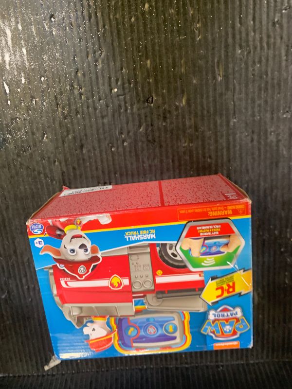 Photo 1 of Paw Patrol, Marshall Remote Control Fire Truck with 2-Way Steering, for Kids Aged 3 and Up