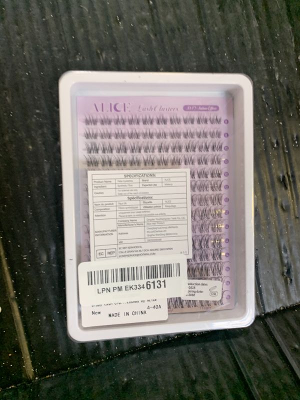 Photo 1 of Wispy Lash Clusters Invisible Band Natural Lash Extensions Waterproof 8-16mm Cluster Eyelash Extension D Curl DIY Individual Cluster Lashes by ALICE
