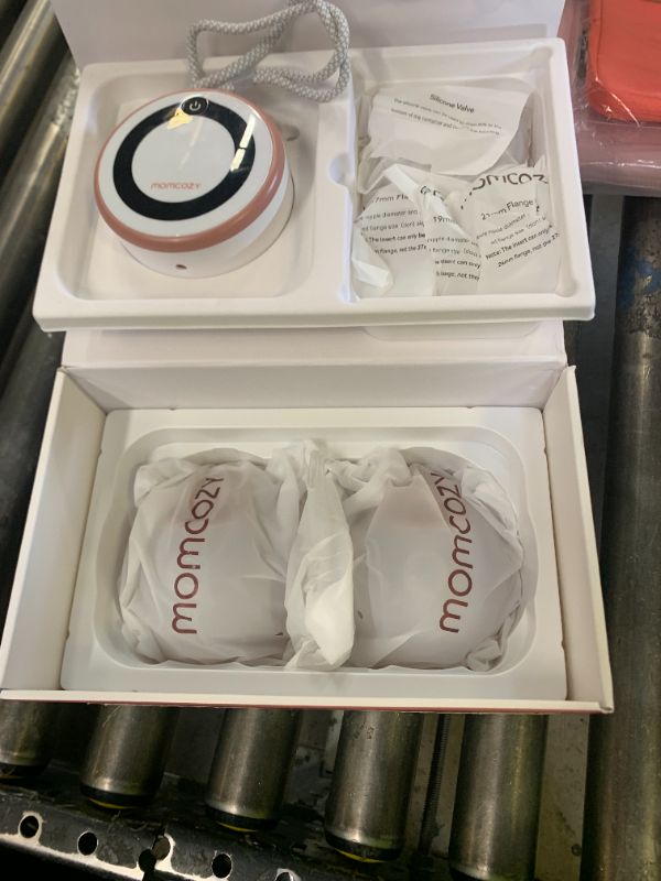 Photo 1 of Momcozy Breast Pump V1 Pro Hospital-Grade, Hands-Free & Portable Wearable Pump, Upgraded Electric Pump with 3 Fine-Tuned Rhythms|15 Levels, Come with Leak-Proof DoubleFit Flange, Cozy Red.