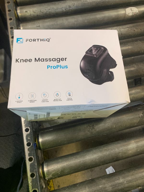Photo 1 of FORTHiQ Knee Massager Pro+ with Heat, Red Light and Vibration, 6-in-1, Dual-Wavelength - Cordless, Portable, Adjustable Straps, Easy to Use, Saves Your Settings