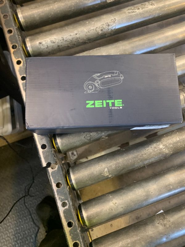 Photo 1 of ZEITE 4V Cordless Electric Scissors,Cardboard Cutter with 2 Blades,Storage Box,USB Charging Cable,Power Rotary Cutter,Max Cutting 1/4",for Cardboard Box,Thin Carpet & Plastic, Easy to Hold and Safe