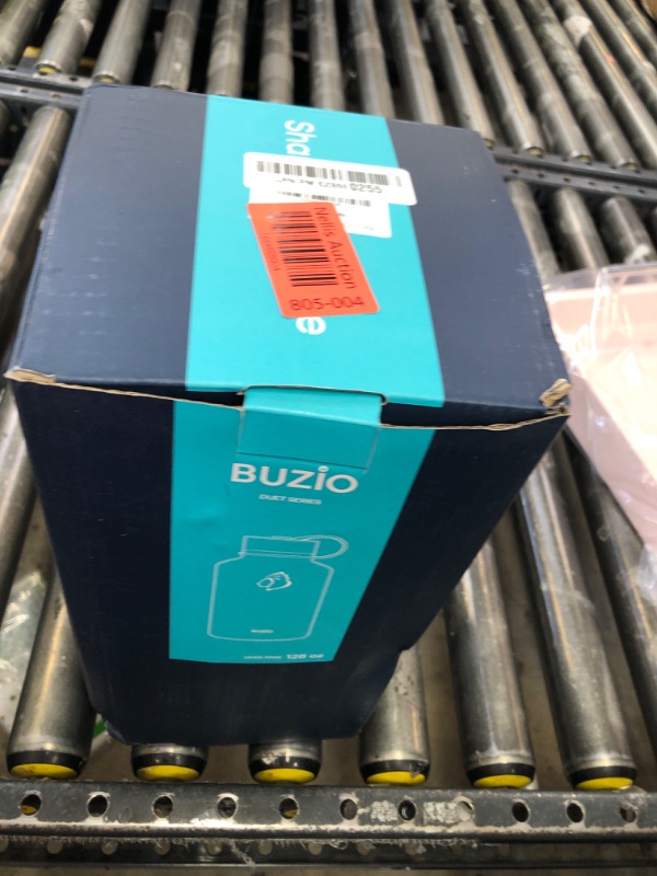 Photo 1 of BUZIO 1 Gallon Water Jug with Straw Handle Lid, 128oz Water Bottle Stainless Steel Double Wall Hydro Jug 18/8 Food Grade Thermo Mug Keep Cold 48H & Hot 24H, Black
