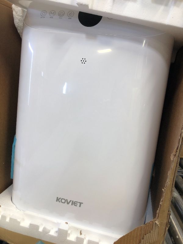 Photo 1 of KOVIET 12000 BTU Portable Air Conditioners, 6-IN-1 Wi-Fi Smart AC Unit with APP & Voice & Remote Control, Auto-Evaporation, Quiet Cooling, 24H Timer, Dehumidifier, Fan, Window Kit Included, White