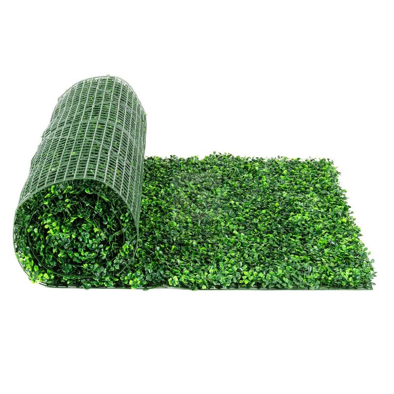 Photo 1 of Artificial Boxwood Roll Wall Cover