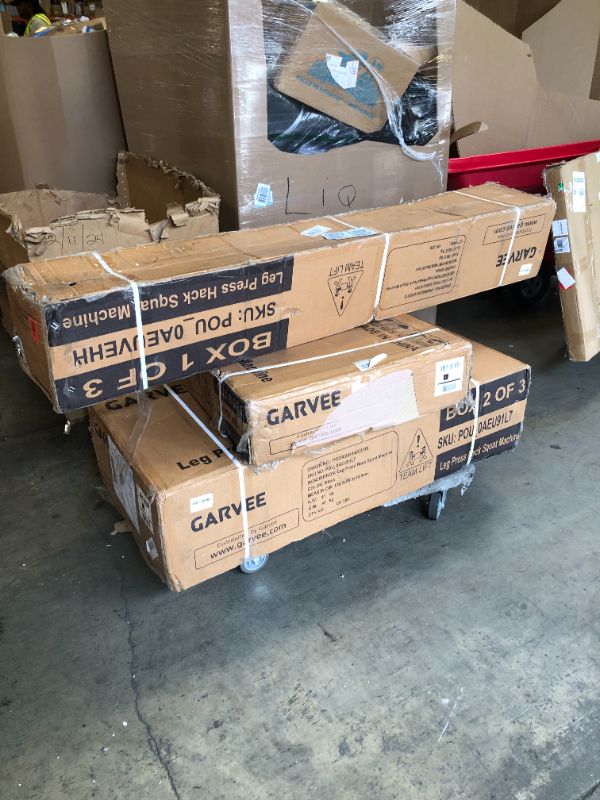 Photo 1 of GARVEE Leg Press Hack Squat Machine?1400 Lb Capacity 2 In 1 Leg Press Machines for Home Gym with Linear Bearing