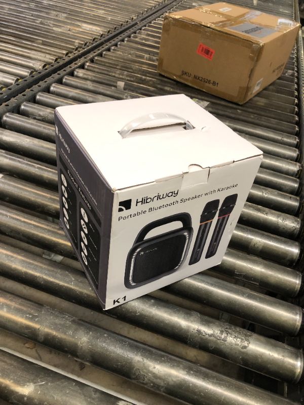 Photo 1 of Karaoke Machine with 2 Wireless Microphones, Portable 5.0 Bluetooth Speaker for Adults & Kids, with 50W Speaker,Handle &RGB Lights, Supports TF Card/USB/Aux in/TWS,for Home,Party,Performance,Meeting